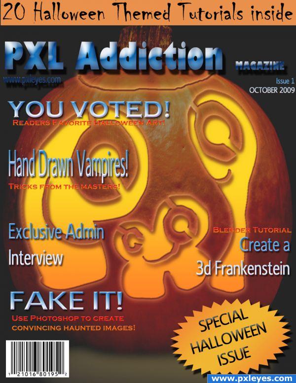 Creation of PXL Addiction Magazine: Final Result